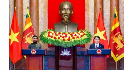 ජනපතිගේ වියට්නාම් සංචාරය ගැන ඒකාබද්ධ නිවේදනය..